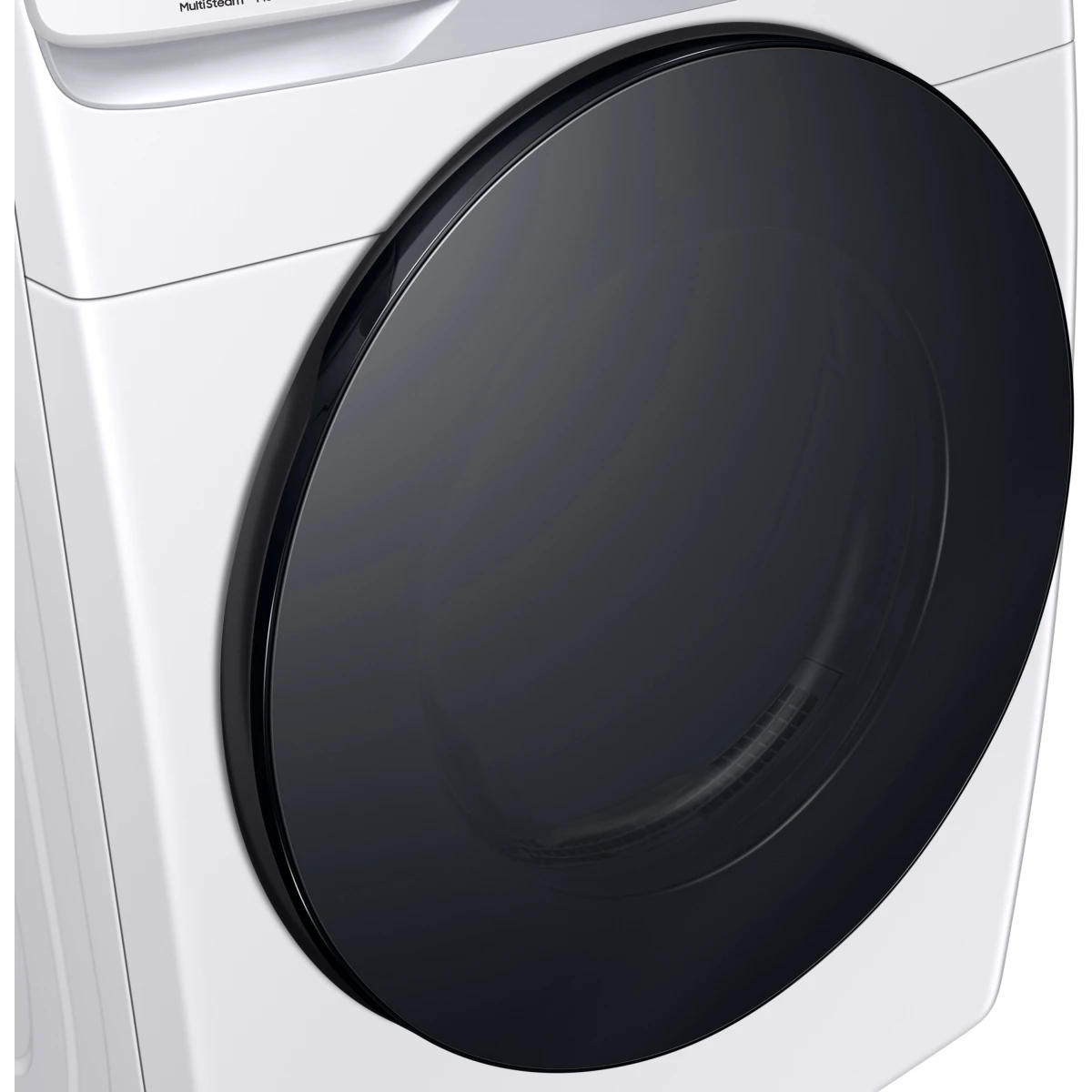 Samsung - DVG45B6300W - 27 Inch Smart Gas Dryer with 7.5 Cu.Ft. Capacity,21 Dryer Programs, 10 Dry Options, 5 Temperature Settings, Steam Sanitize+, Sensor Dry, and ADA Compliant: White