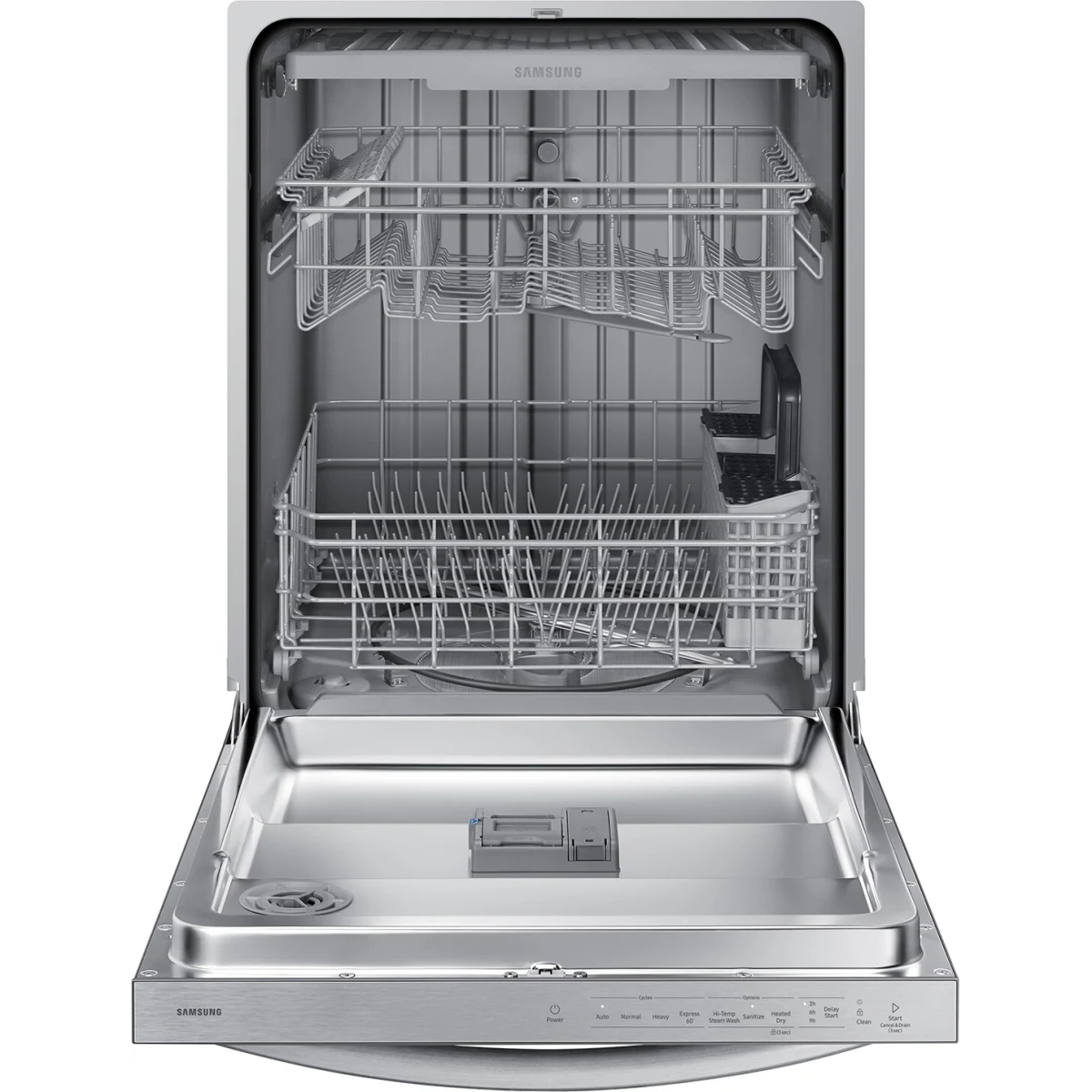 Samsung - DW80CG4051SR - 24 Inch Fully Integrated Dishwasher with 15 Place Settings, Express 60 Cycle, 4 Wash Programs, 4 Wash Options, AutoRelease™ Door, 51 dBA, Hidden Touch Controls, Digital Leak Sensor and Energy Star Rated