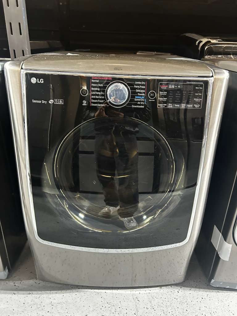 LG -DLGX9001V-9.0 cu. ft. Large Smart Wi-Fi Enabled Gas Dryer w/ TurboSteam