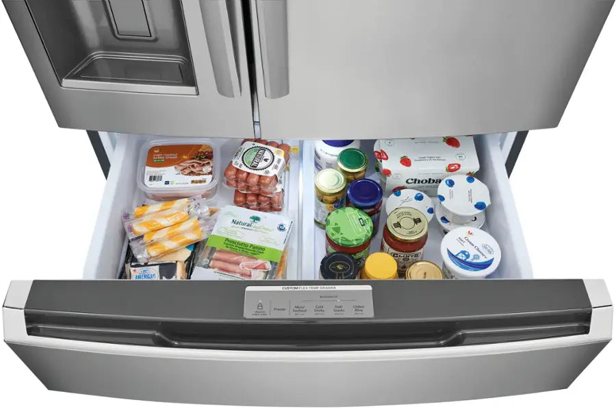 Frigidaire -GRMC2273CF- Gallery 21.5 Cu. Ft. 4-Door French Door Counter-Depth Refrigerator - Stainless Steel