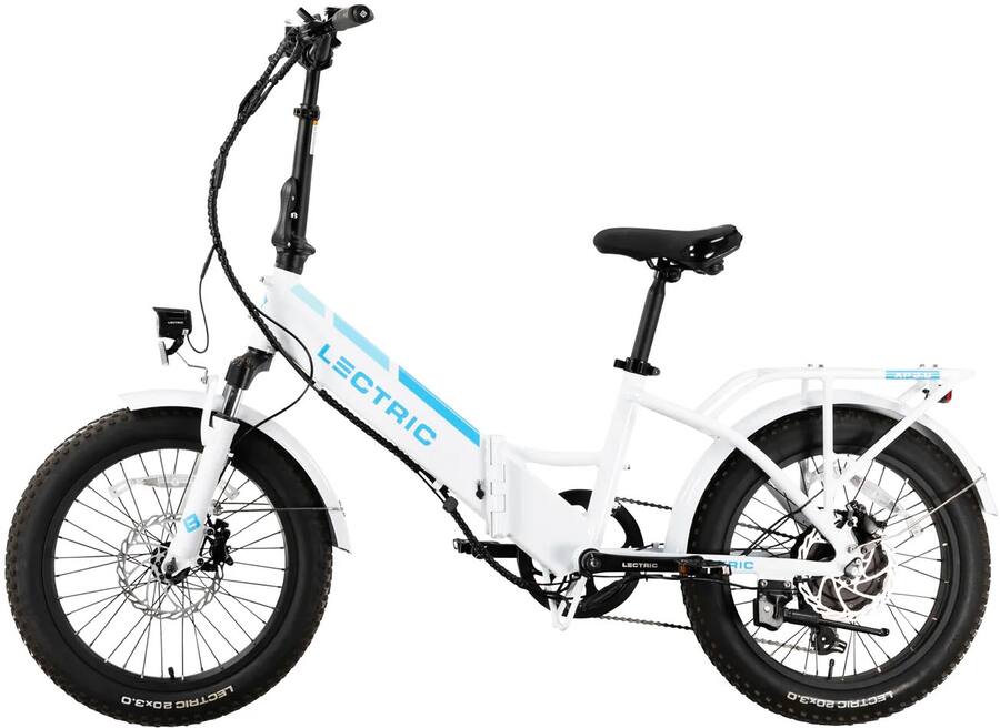 Lectric eBikes - XP3 Step-Thru Foldable Long-Range eBike: 65 miles Max Operating Range & 28 mph Max Speed - Unisize - White