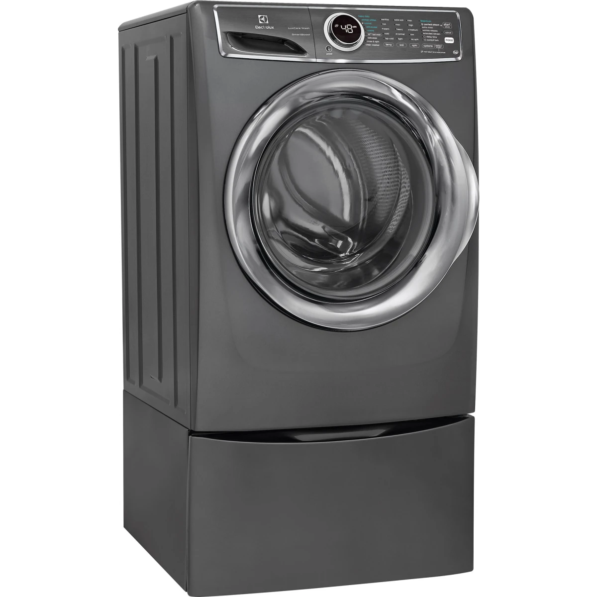 Electrolux - Electrolux - EFLS627UTT - 4.4 Cu. Ft. Stackable Front Load Washer with Steam and SmartBoost® Technology - Titanium