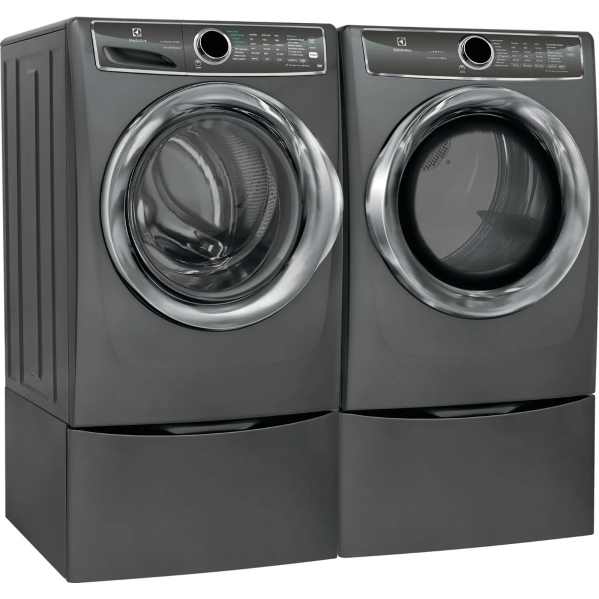 Electrolux - Electrolux - EFLS627UTT - 4.4 Cu. Ft. Stackable Front Load Washer with Steam and SmartBoost® Technology - Titanium