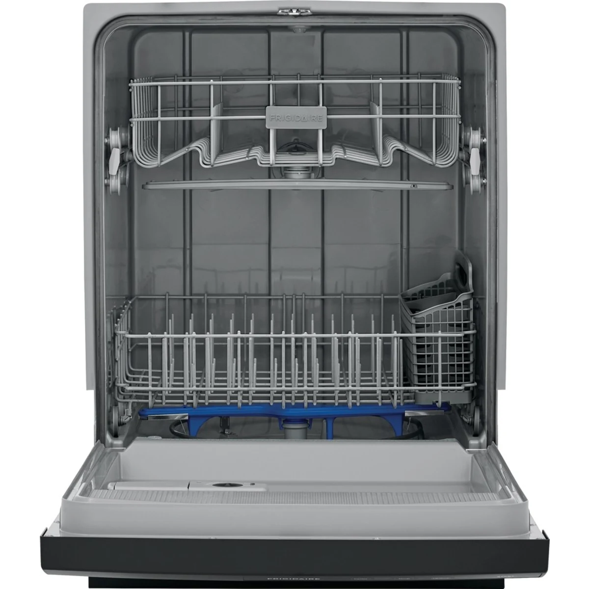 Frigidaire - FFCD2413US - 24 Inch Full Console Dishwasher with 14 Place Setting Capacity, 3 Wash Cycles, 60 dBA Silence Rating, Stay-Put Door, Heated Dry, Delay Start