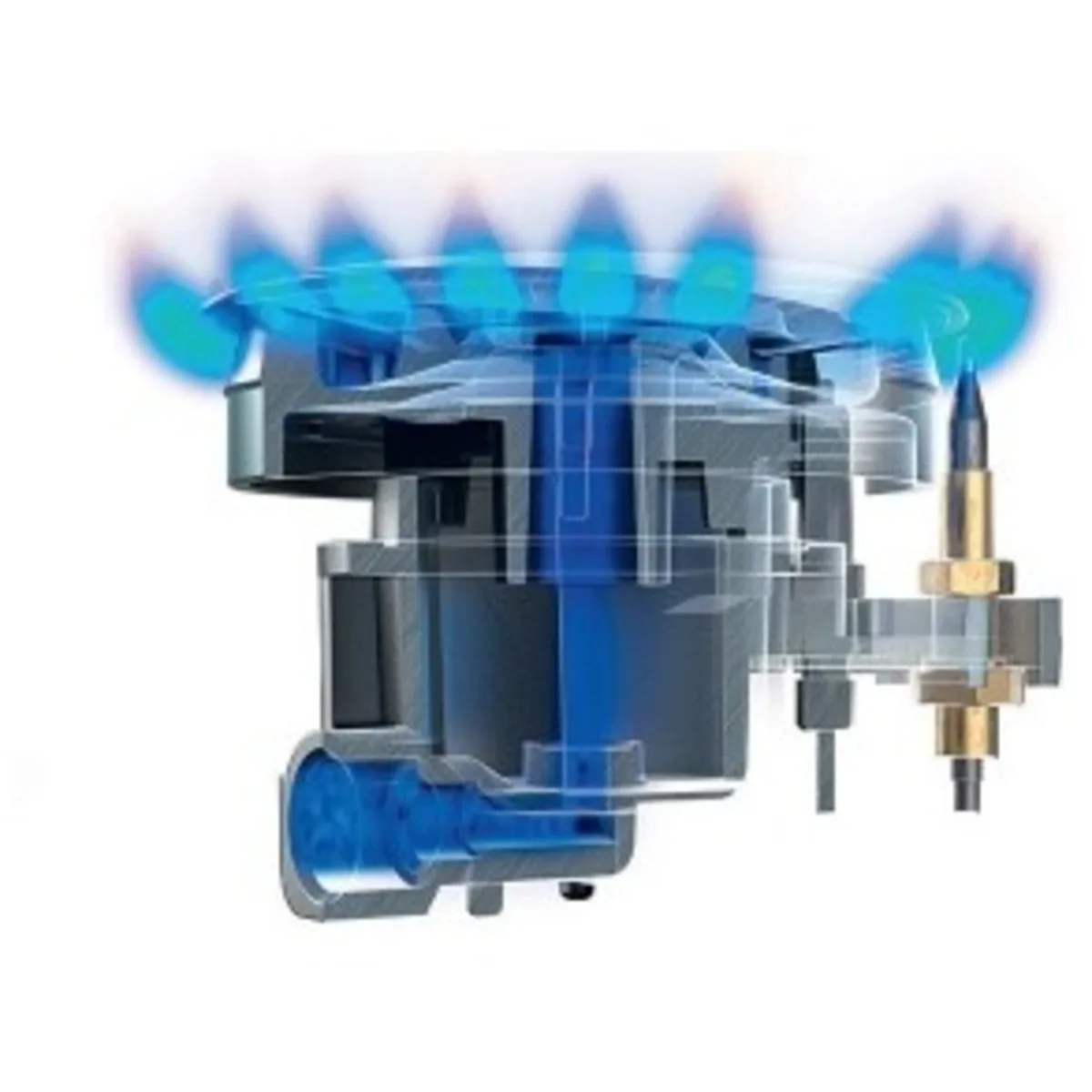 Blomberg - BGR24102SS - 24 Inch Freestanding Gas Range with 4 Sealed Burners, 2.5 cu. ft. Oven Capacity, Storage Drawer, Flame-failure Safety Device, Easy Clean, and 2 Chromed Wire Racks: Natural Gas