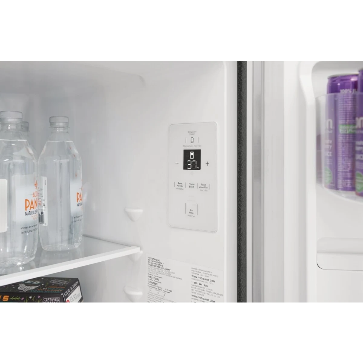 Frigidaire - FRFG1723AV -  17.6 Cu. Ft. Counter-Depth French Door Refrigerator - Stainless Steel