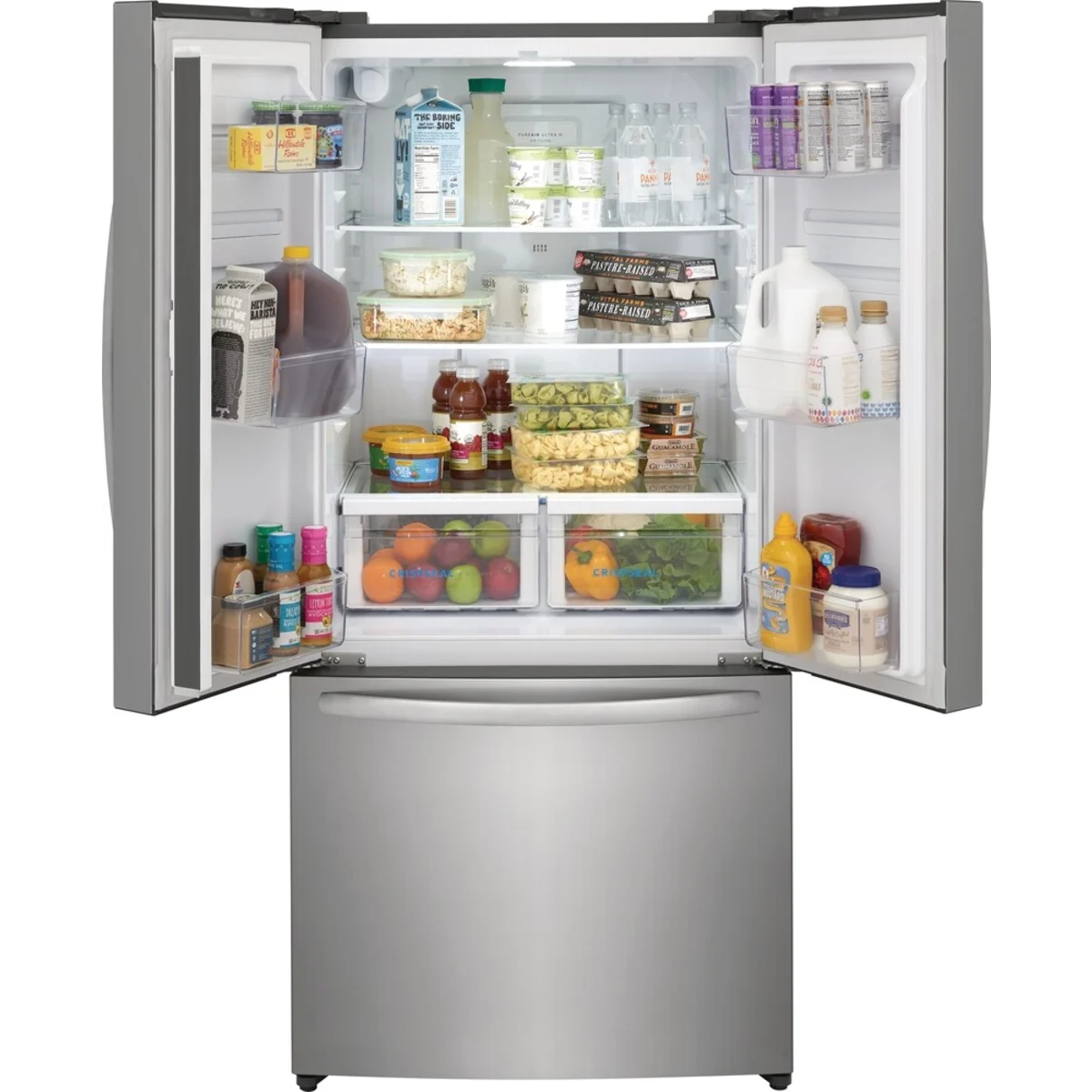 Frigidaire - FRFG1723AV -  17.6 Cu. Ft. Counter-Depth French Door Refrigerator - Stainless Steel