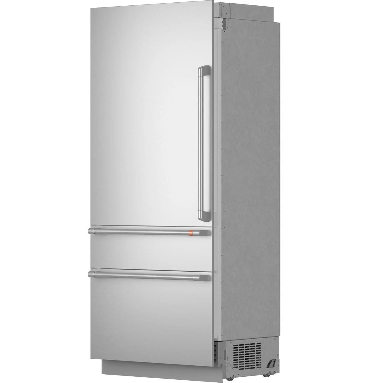 Cafe- CIC36LP2VS1-36 Inch Built-In Smart Bottom Freezer Refrigerator with 20.2 Cu.ft