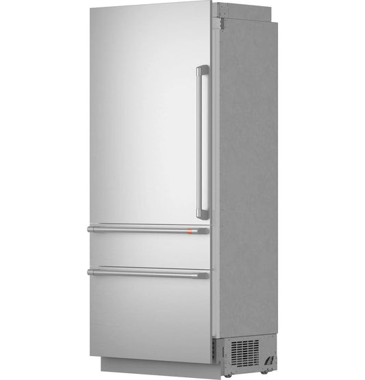 Cafe- CIC36LP2VS1-36 Inch Built-In Smart Bottom Freezer Refrigerator with 20.2 Cu.ft