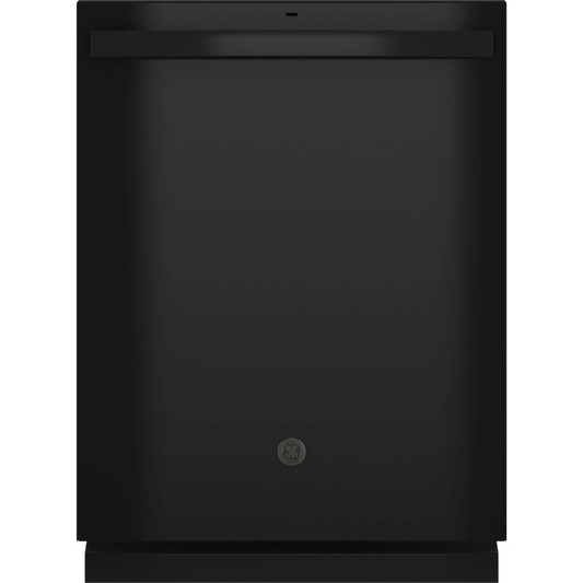 GE - GDT535PGRBB - 24 Inch Fully Integrated Dishwasher with Up to 14 Place Settings, 4 Wash Cycles, Steam + Sani, Dry Boost™, Active Flood Protect, Sabbath Mode, NSF Certified, and ENERGY STAR® Qualified: Black