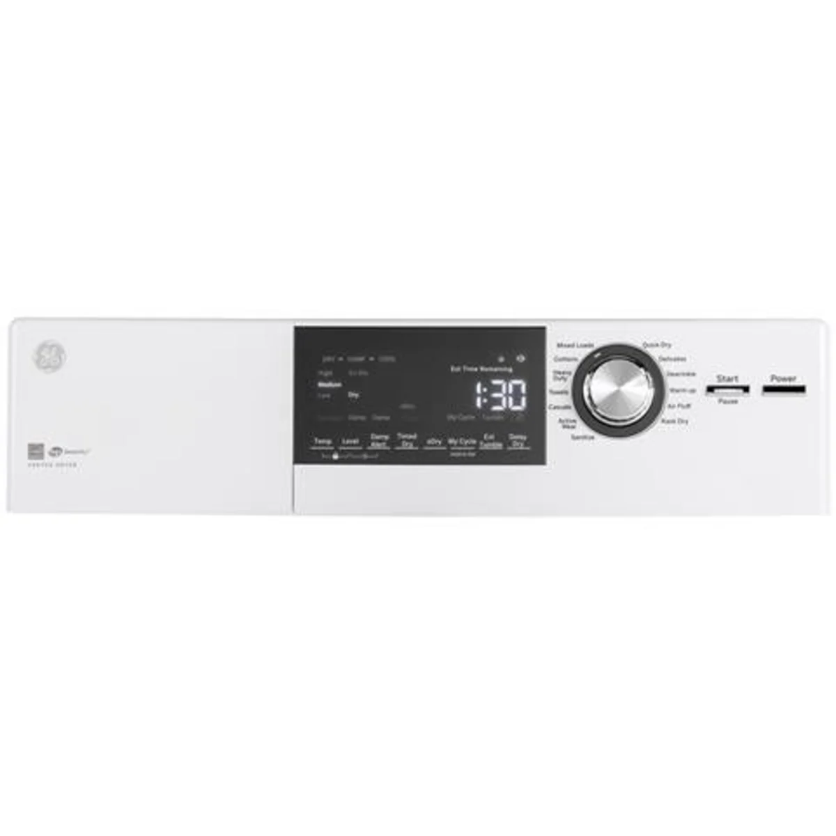 GE - GFD14ESSNWW - 24 Inch Electric Dryer with 4.3 Cu. Ft. Capacity, 13 Dryer Programs, Sensor Dry, Sanitize, Delay Start, Quick Dry, and Energy Star®