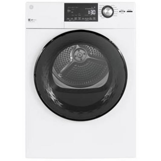 GE - GFD14ESSNWW - 24 Inch Electric Dryer with 4.3 Cu. Ft. Capacity, 13 Dryer Programs, Sensor Dry, Sanitize, Delay Start, Quick Dry, and Energy Star®