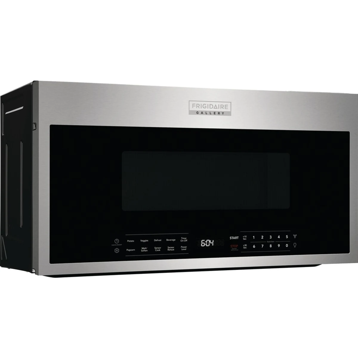 Frigidaire Gallery Series - GMOS1964AF - 1.9 cu. ft. Over-The-Range Microwave with 1,000 Watts, 3-Speed 400 CFM Venting System, Glass Turntable, Sensor Cook, and LED Lighting: Stainless Steel