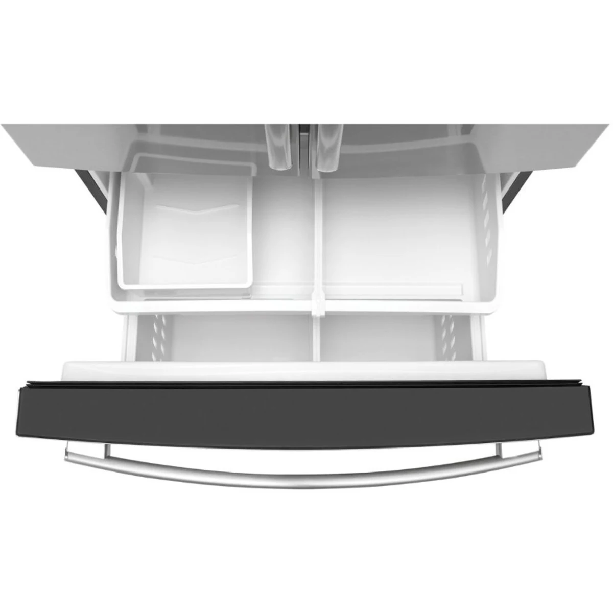 GE - GNE27JYMFS - 36 Inch French Door Refrigerator with 27 cu. ft. Capacity, Quick Space Shelf, Deli Drawer, LED Lighting, Ice Maker, Enhanced Shabbos Mode Capable, Internal Water Dispenser, and ENERGY STAR® Qualified