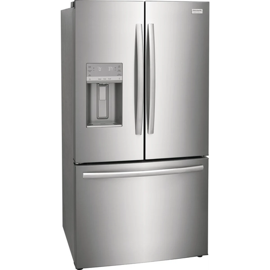Frigidaire - GRFS2853AF - 36 Inch French Door Refrigerator with 27.8 Cu.Ft. Capacity, EvenTemp™ Cooling System, Adjustable Temp Drawer, Gallon Door bins, Crispers, Door Alarm, Dual Ice Maker, PurePour™