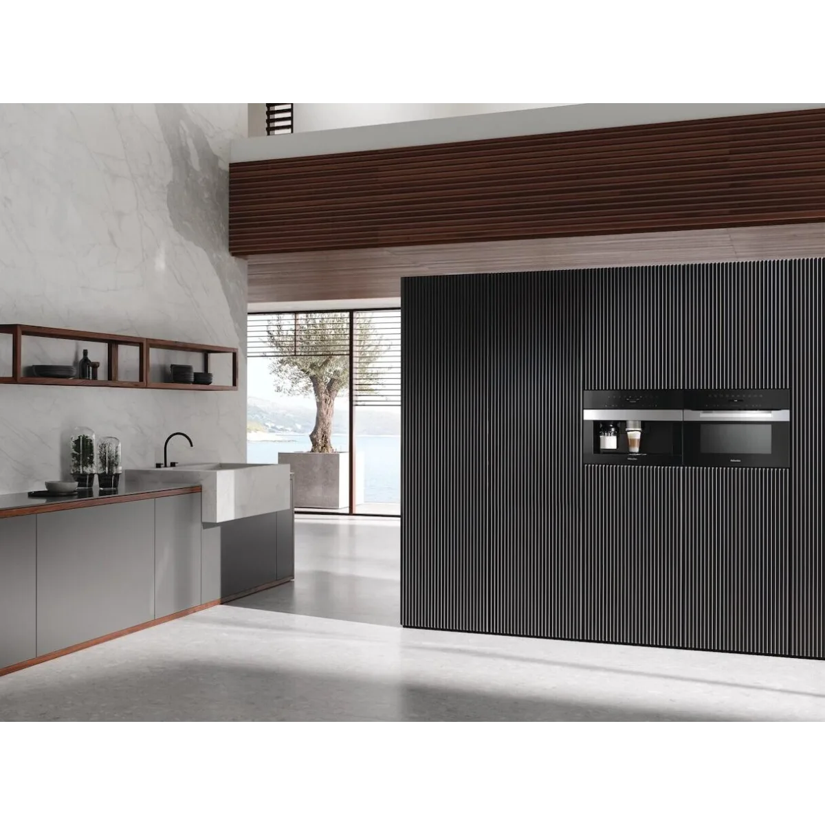 Miele PureLine - H7240BMCTS - 24 Inch Smart Electric Single Wall Speed Oven with 1.84 cu. ft. Oven Capacity, Convection Oven, DirectSensor S, WifiConn@ct, and Automatic Programs