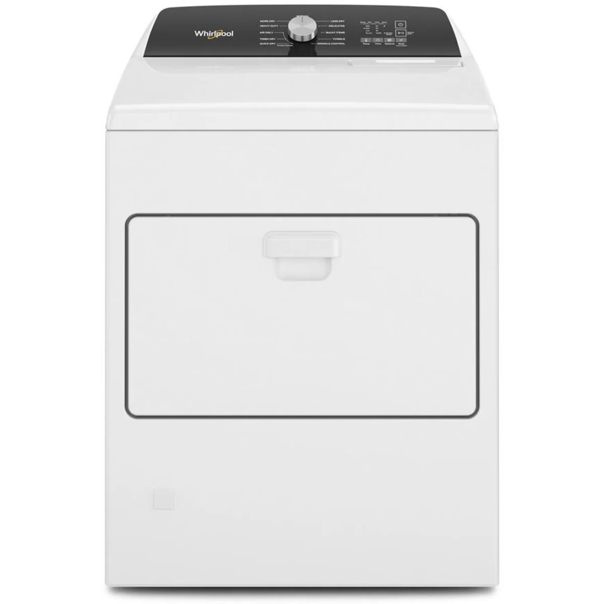 Whirlpool - WGD5010LW - 29 Inch Gas Dryer with 7.0 cu. ft. Capacity, Interior Light, 11 Dryer Programs, Moisture Sensing, Timed Dry, Wrinkle Shield™ Option, Air Only Cycle, Quick Dry, Static Reduce Option, and End of Cycle Signal
