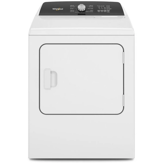 Whirlpool - WGD5050LW - 29 Inch Gas Dryer with 7.0 cu. ft. Capacity, Interior Drum Light, 12 Dryer Programs, Moisture Sensing, Steam Refresh Cycle, Timed Dry, Wrinkle Shield™ Option, Air Dry, Quick Dry, Static Reduce Option, and End of Cycle Signal