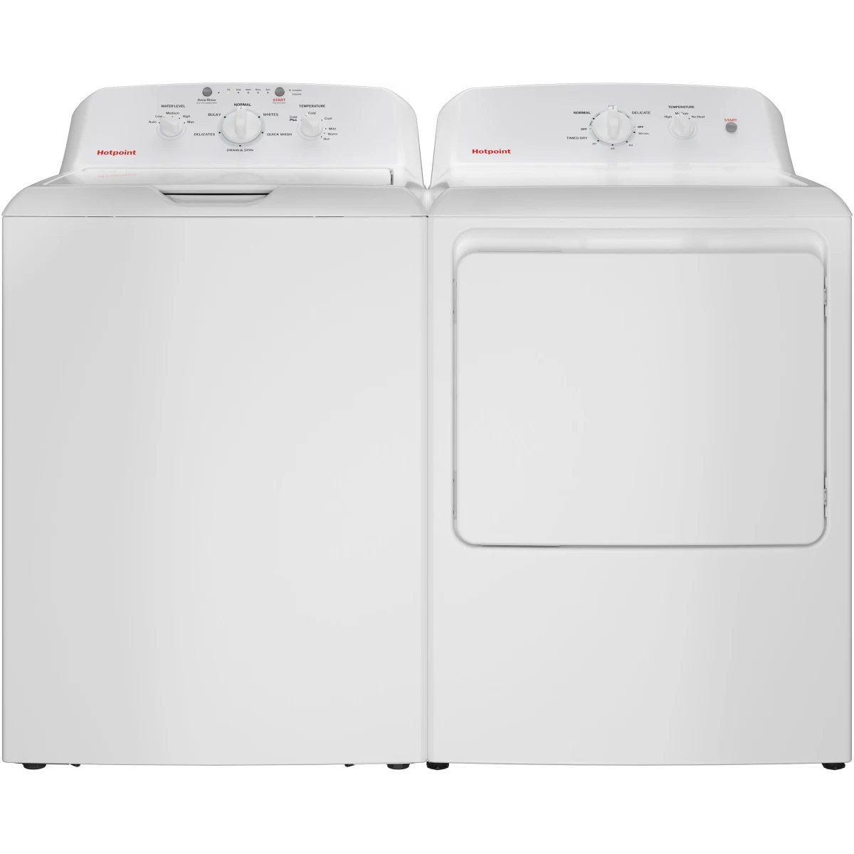 Hotpoint - HTX26GASWWW - 27 Inch Top Load Gas Dryer with 7.2 cu ft Capacity, Auto Dry, Powerful Venting, Large Diffuser, Aluminized Drum, Reversible Dryer Door, Shallow Depth Design and Up Front Lint Filter