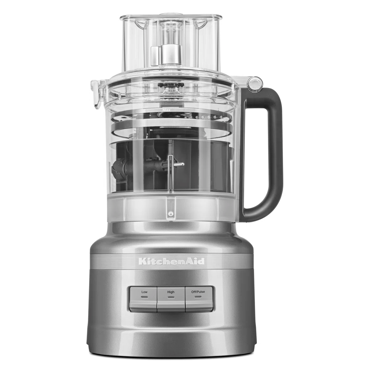 KitchenAid 13 Cup Food Processor with Work Bowl, Contour Silver