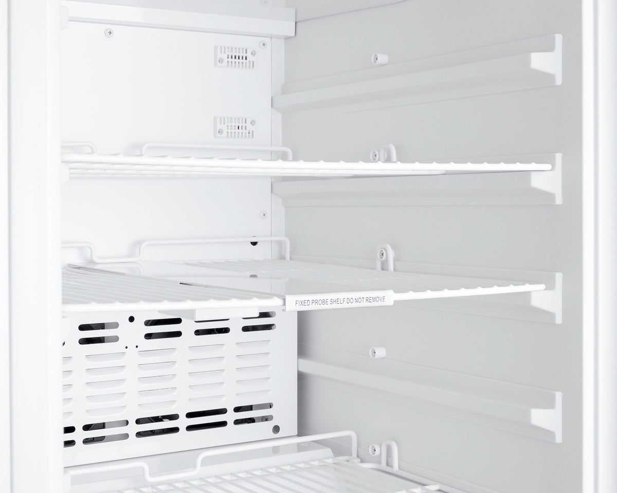 Summit ACR46GL 20" 2.65 cu. ft. Built-In Pharmacy All-Refrigerator, ADA Compliant, Glass/Stainless Steel