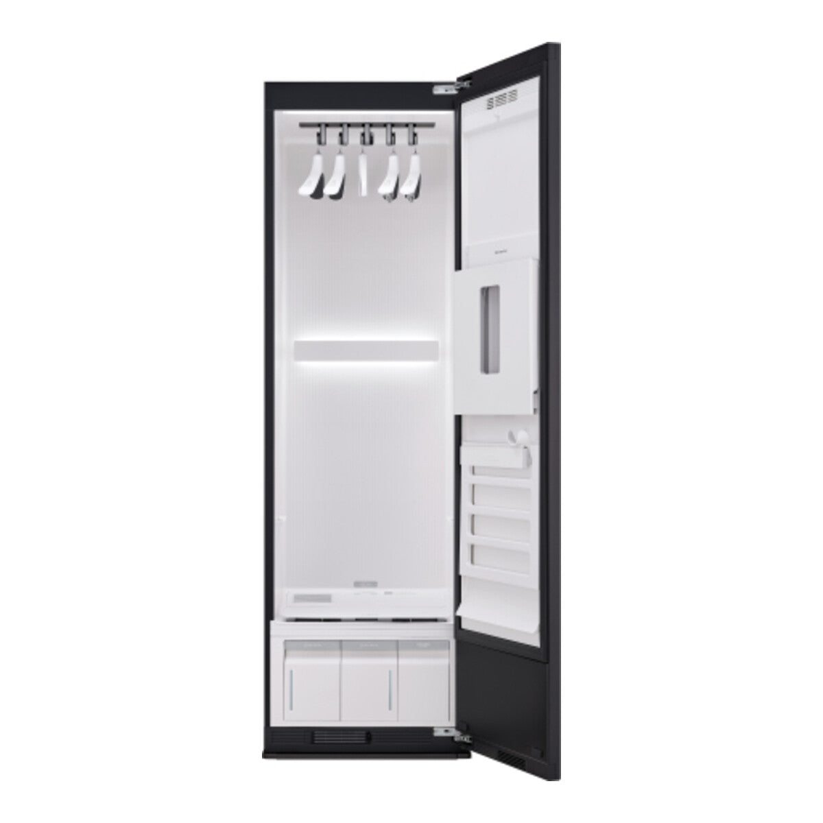 LG SC5GMR80H 23" Styler Smart Steam Closet with Dual TrueSteam Technology, Dynamic MovingHanger and Built-In HandySteamer, Black
