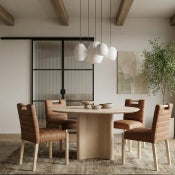 Meridian Aimee Vegan Leather Upholstered Dining Side Chair