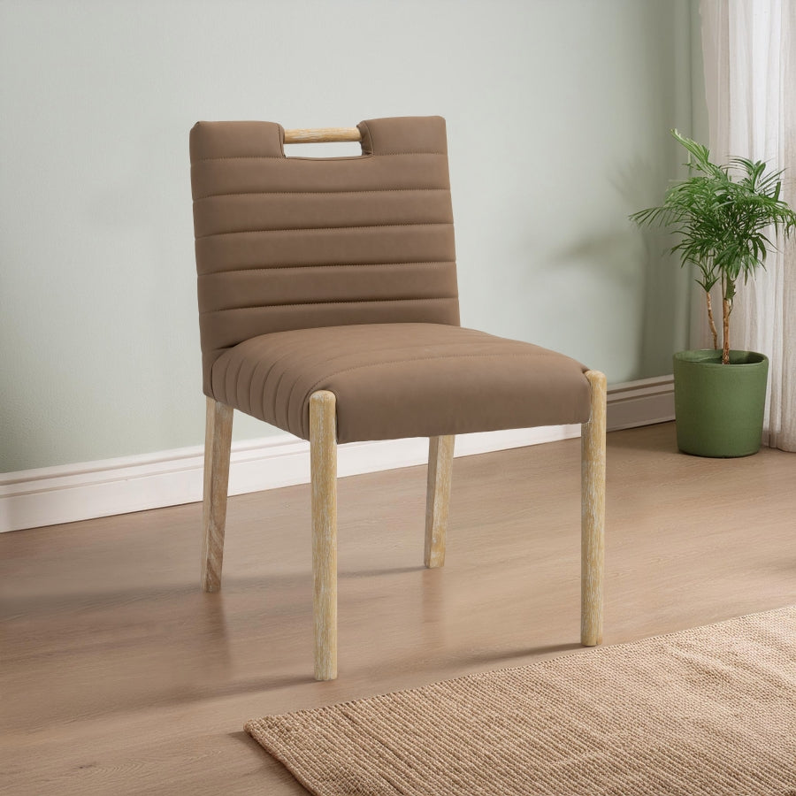 Meridian Aimee Vegan Leather Upholstered Dining Side Chair