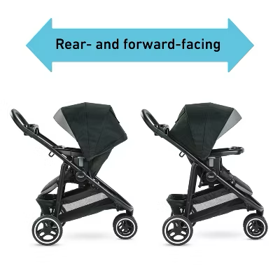 Graco Modes 3 Lite Platinum Travel System With Snugride Snugfit LX, Gray