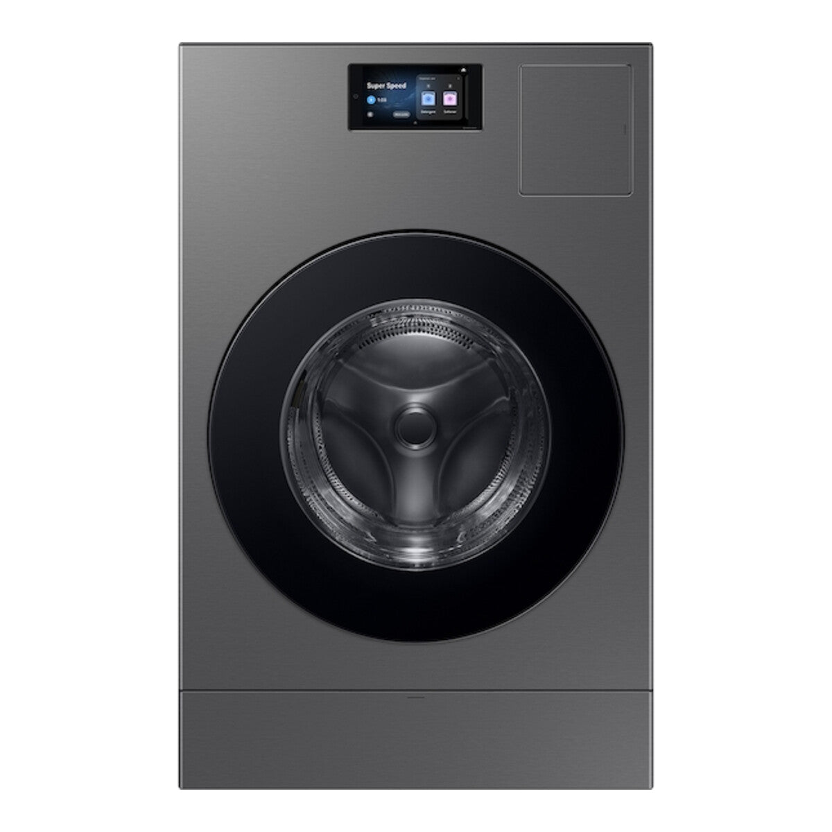 Samsung WD90F53AVS 27" 5.3 cu. ft. Bespoke AI All-in-One Vented Combo AI Home 7" LCD Display AI OptiWash™ and Dry, Dark Steel