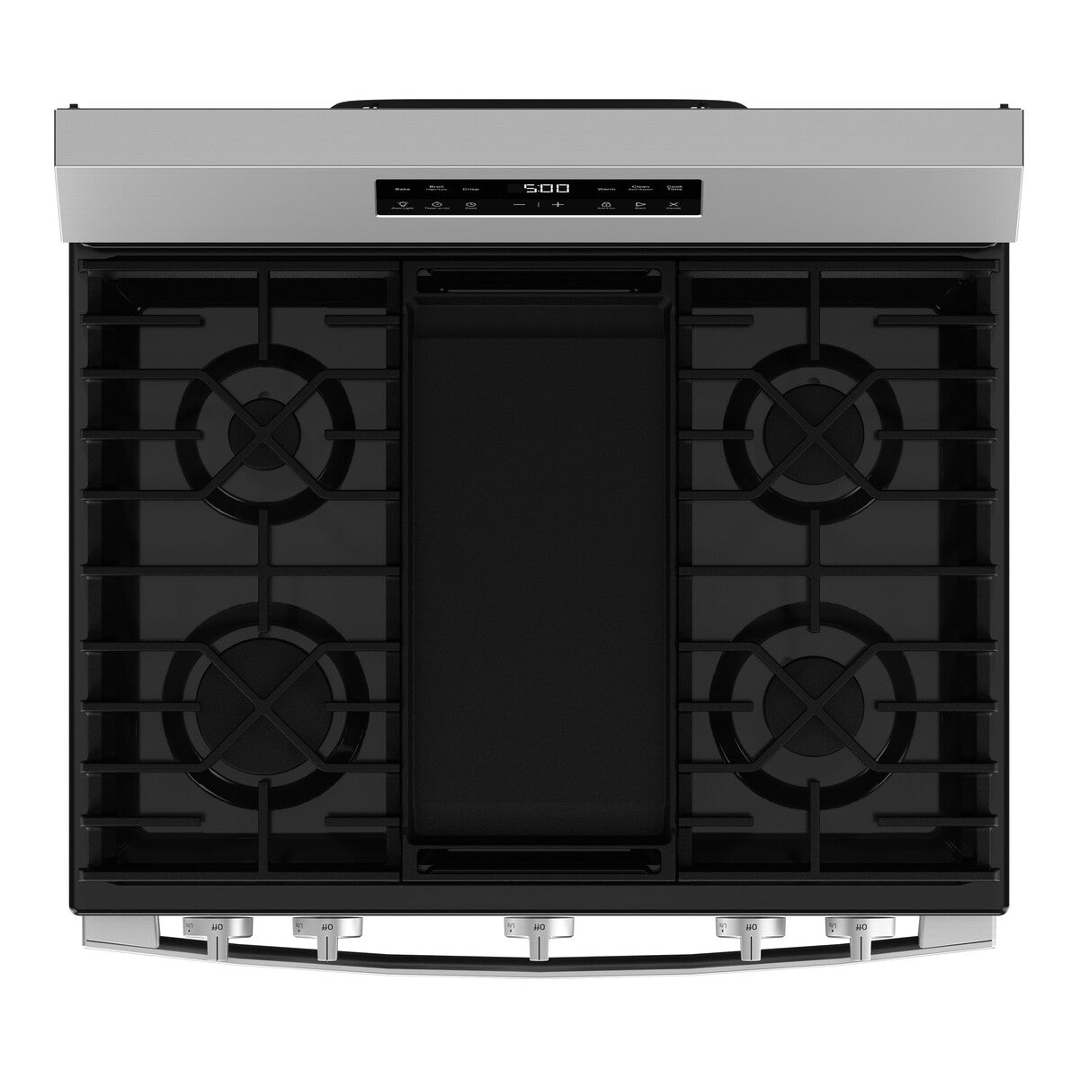 GE GGF500PVSS 30" 5.3 cu. ft. Free-Standing Gas Range with Crisp Mode, Stainless Steel