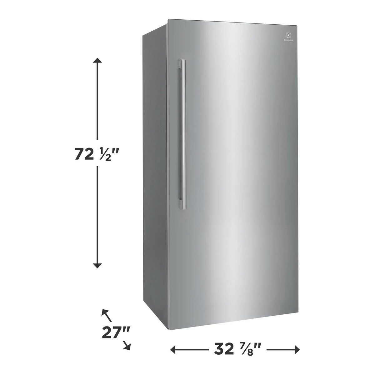 Electrolux EI33AR80WS 33" 19 Cu. Ft. Single-Door Refrigerator, Stainless Steel