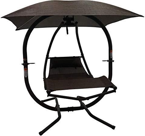 Sunset Swings 421L 2-Person Yard & Patio Swing, Dark Mocha