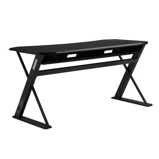 DPS 60" Radius Gaming Desk, Black