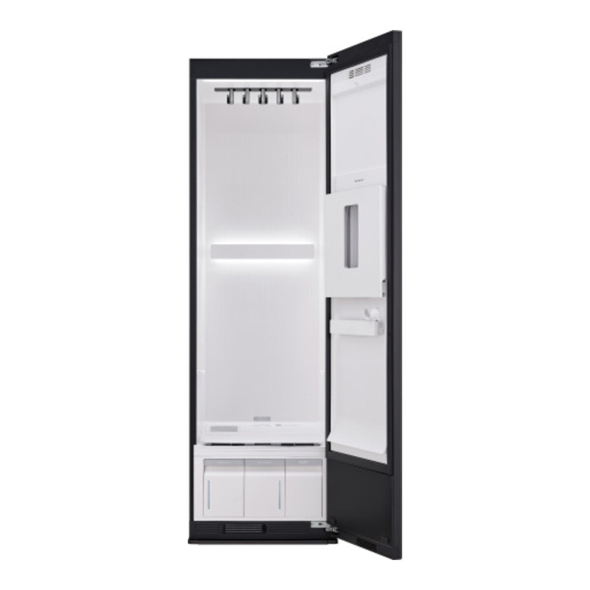 LG SC5GMR80H 23" Styler Smart Steam Closet with Dual TrueSteam Technology, Dynamic MovingHanger and Built-In HandySteamer, Black