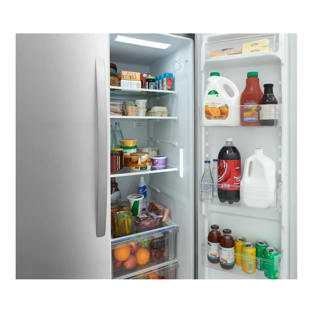 Frigidaire FRSN2610AF 36" 26 cu. ft. Standard-Depth Side-by-Side Refrigerator, Stainless Steel