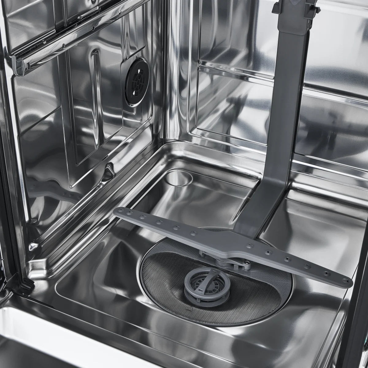 LG - LDFC2423V - 24 Inch Full Console Dishwasher with 15 Place Settings, 52 dBA, 5 Wash Cycles, Nylon Coated Racks, Dynamic Dry™, and ENERGY STAR® Qualified: Stainless Steel Look