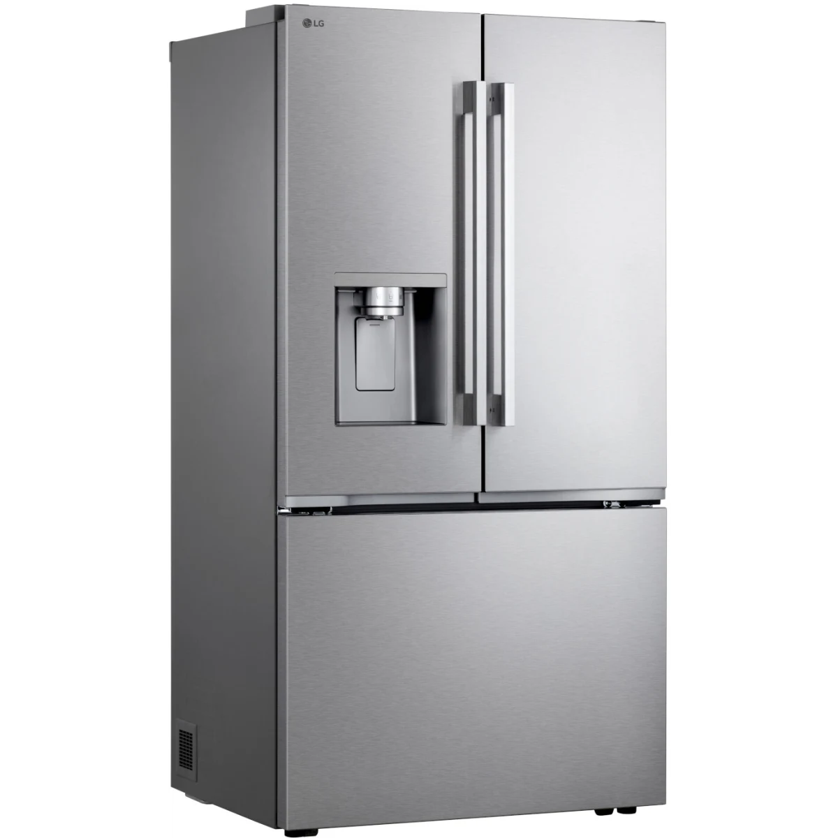 LG -  LF24Z6530S - 36 Inch Counter-Depth MAX™ Freestanding French Door Smart Refrigerator with 23.7 cu.ft. Capacity, Zero Clearance™ Hinge System, Dual Ice Makers, Tall Ice & Water Dispenser, Ice Plus™, ENERGY STAR® Qualified, and ADA Compliant