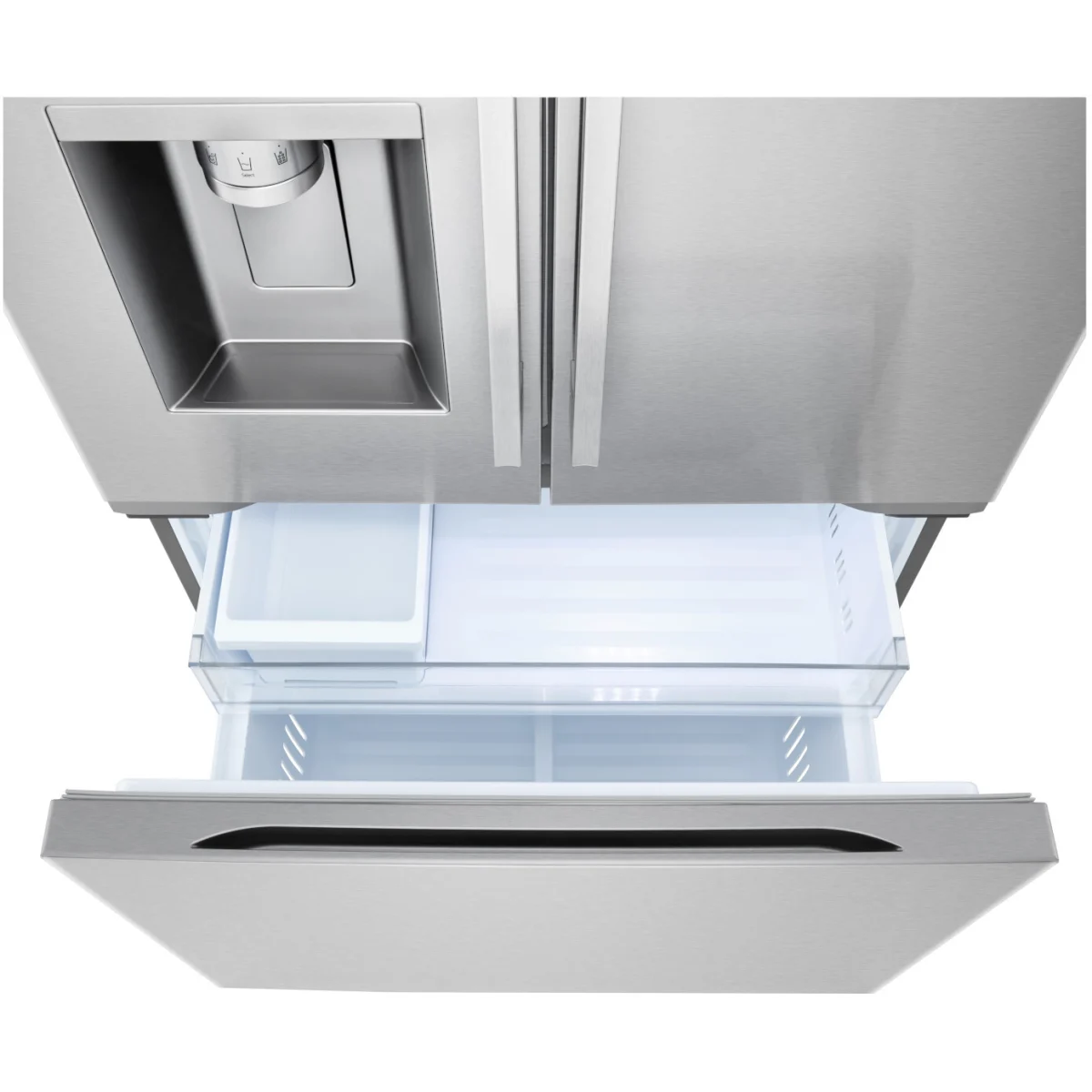 LG -  LF24Z6530S - 36 Inch Counter-Depth MAX™ Freestanding French Door Smart Refrigerator with 23.7 cu.ft. Capacity, Zero Clearance™ Hinge System, Dual Ice Makers, Tall Ice & Water Dispenser, Ice Plus™, ENERGY STAR® Qualified, and ADA Compliant