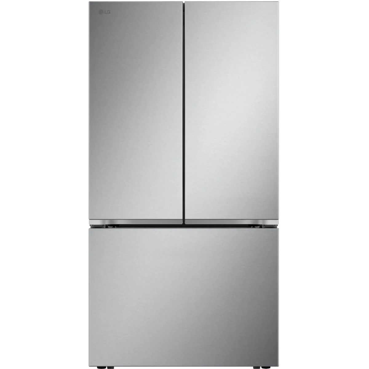 LG - LF25Z6211S - 36 Inch Smart French Door Refrigerator with 25 cu. ft. Capacity, Slim IcePlus™ Icemaker, Wi-Fi Enabled, ThinQ, Glide N' Serve® Drawer, 6 Door Bins, Crispers, ADA Compliant, and ENERGY STAR® Qualified