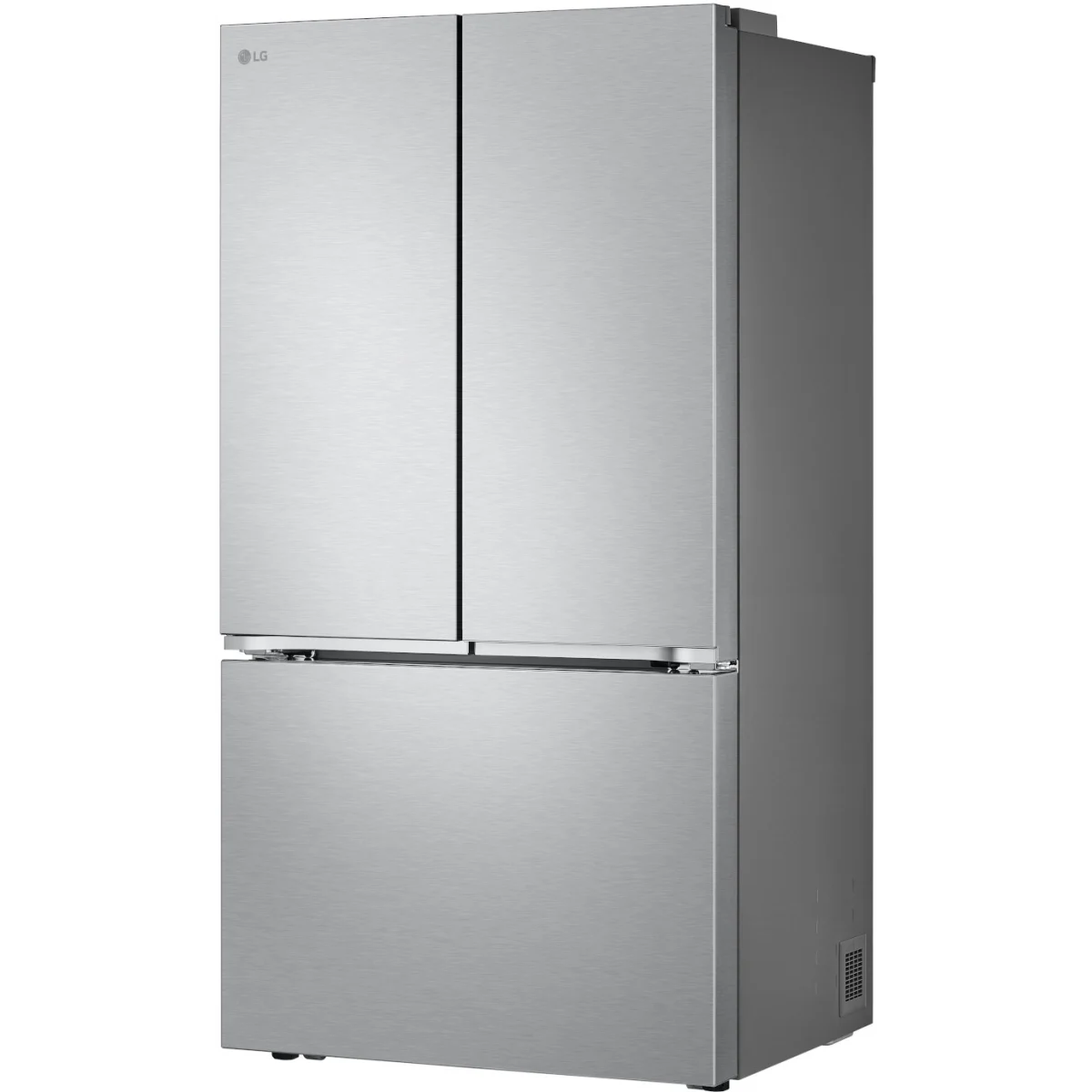 LG - LF25Z6211S - 36 Inch Smart French Door Refrigerator with 25 cu. ft. Capacity, Slim IcePlus™ Icemaker, Wi-Fi Enabled, ThinQ, Glide N' Serve® Drawer, 6 Door Bins, Crispers, ADA Compliant, and ENERGY STAR® Qualified