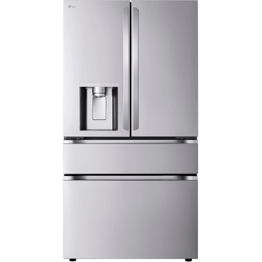LG - LF29H8330S - 36 Inch Smart 4-Door French Door Refrigerator with 29 Cu. Ft. Capacity, Full-Convert Drawer™, Dual Ice Maker, Linear Cooling™, SmartDiagnosis™, 6 Door Bins, ADA Compliant, and ENERGY STAR® Qualified: PrintProof™ Stainless Steel