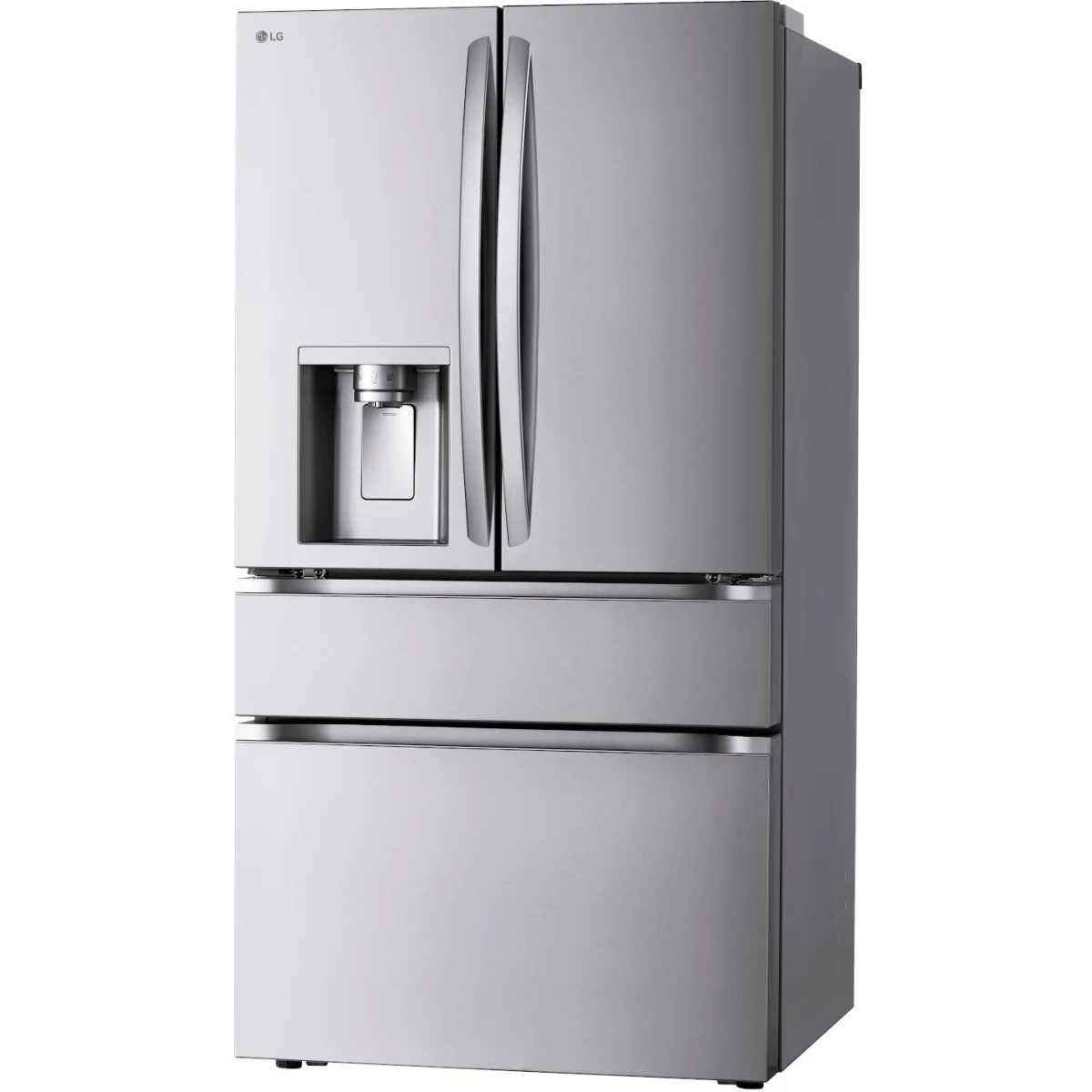 LG - LF29H8330S - 36 Inch Smart 4-Door French Door Refrigerator with 29 Cu. Ft. Capacity, Full-Convert Drawer™, Dual Ice Maker, Linear Cooling™, SmartDiagnosis™, 6 Door Bins, ADA Compliant, and ENERGY STAR® Qualified: PrintProof™ Stainless Steel