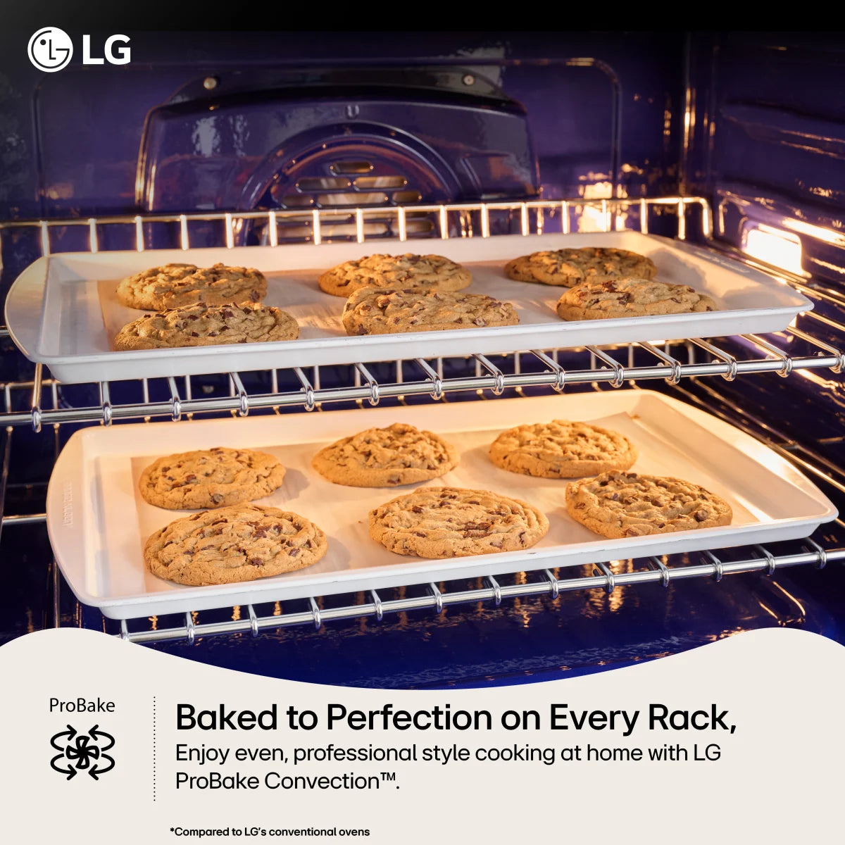 LG - LRGN6323Y - 30 Inch Freestanding Smart Gas Range with 5 Sealed Burners, 6.3 Cu. Ft. Capacity, UltraHeat™ 20K BTU Burner, ProBake Convection®, Air Fry, EasyClean® + Self Clean, Storage Drawer, and Sabbath Mode: Stainless Steel