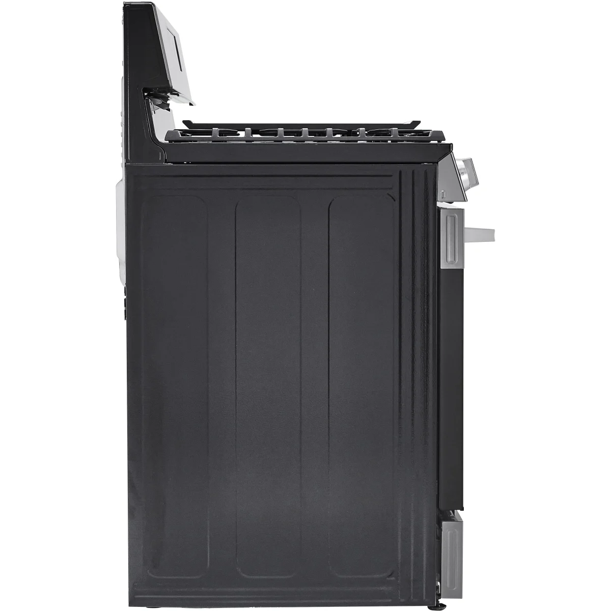 LG - LRGN6323Y - 30 Inch Freestanding Smart Gas Range with 5 Sealed Burners, 6.3 Cu. Ft. Capacity, UltraHeat™ 20K BTU Burner, ProBake Convection®, Air Fry, EasyClean® + Self Clean, Storage Drawer, and Sabbath Mode: Stainless Steel