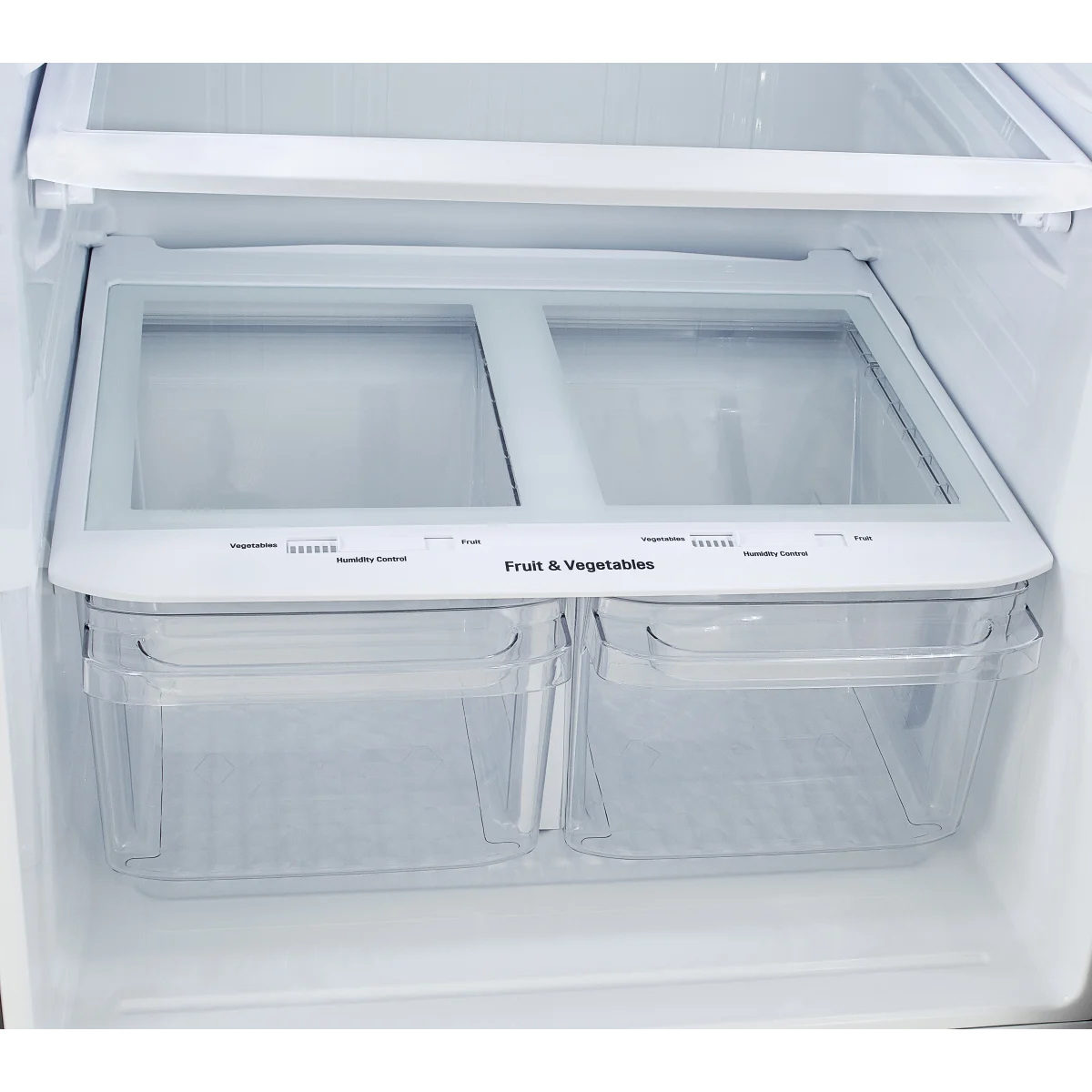 LG - LTCS20020S - 30 Inch Top Freezer Refrigerator with 20.2 Cu. Ft. Total Capacity, Adjustable Glass Shelves, Humidity-Controlled Crispers, Digital Temperature Controls, LED Lights, Reversible Door, and ENERGY STAR Qualified: Stainless Steel