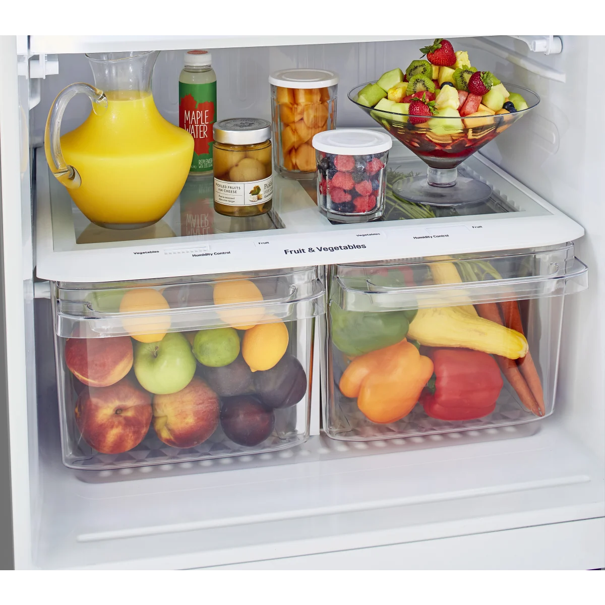 LG - LTCS20020S - 30 Inch Top Freezer Refrigerator with 20.2 Cu. Ft. Total Capacity, Adjustable Glass Shelves, Humidity-Controlled Crispers, Digital Temperature Controls, LED Lights, Reversible Door, and ENERGY STAR Qualified: Stainless Steel