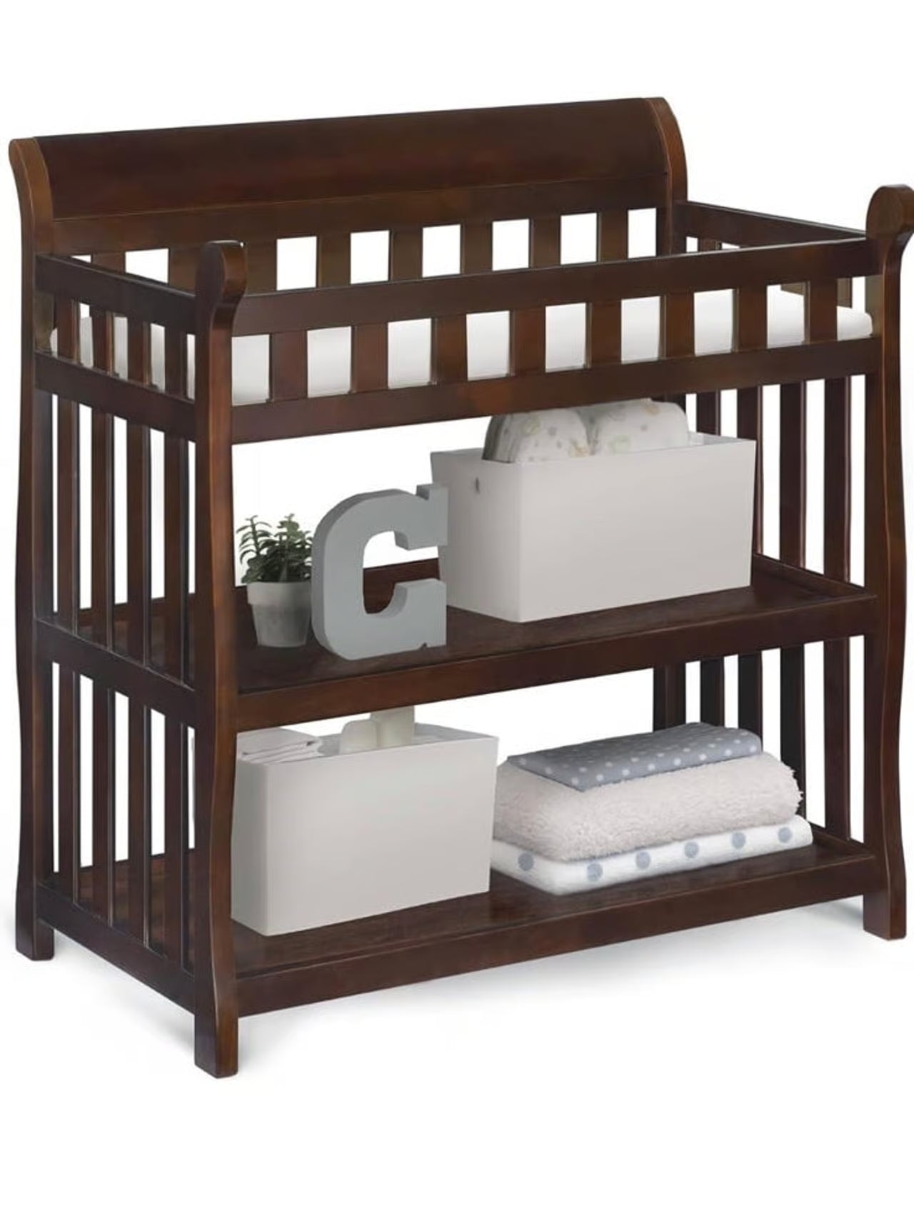 Delta Children Eclipse Changing Table, Black Cherry