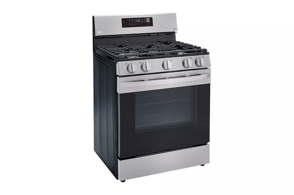 LG - LRGL5823S - 5.8 Cu. Ft. Freestanding Gas Range with EasyClean, WideView Window and AirFry