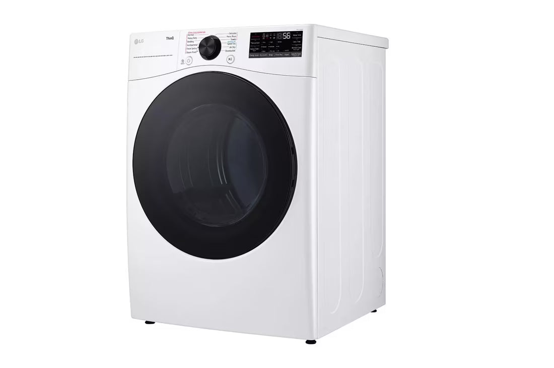 LG - DLGX4081W - 7.4 cu. ft. Ultra Large Capacity Smart Front Load ENERGY STAR Gas Dryer with Sensor Dry & Steam Technology